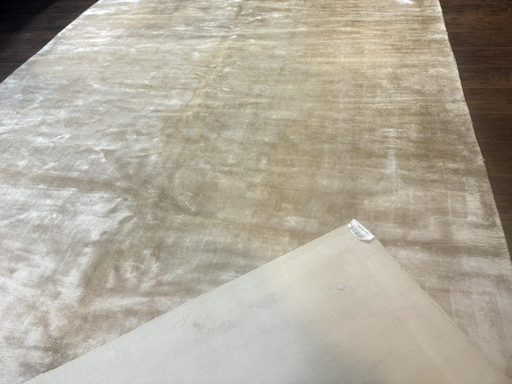 Tibetan Rug 9x11, Handmade Modern Contemporary Area Rug