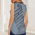 NEW!!! "THAT PART" branded (black rear) V-Neck Sleeveless Tank Top (Made to Order No Stock)