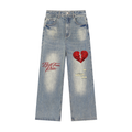 Men BFP Vintage Wash Distressed Denim Jeans