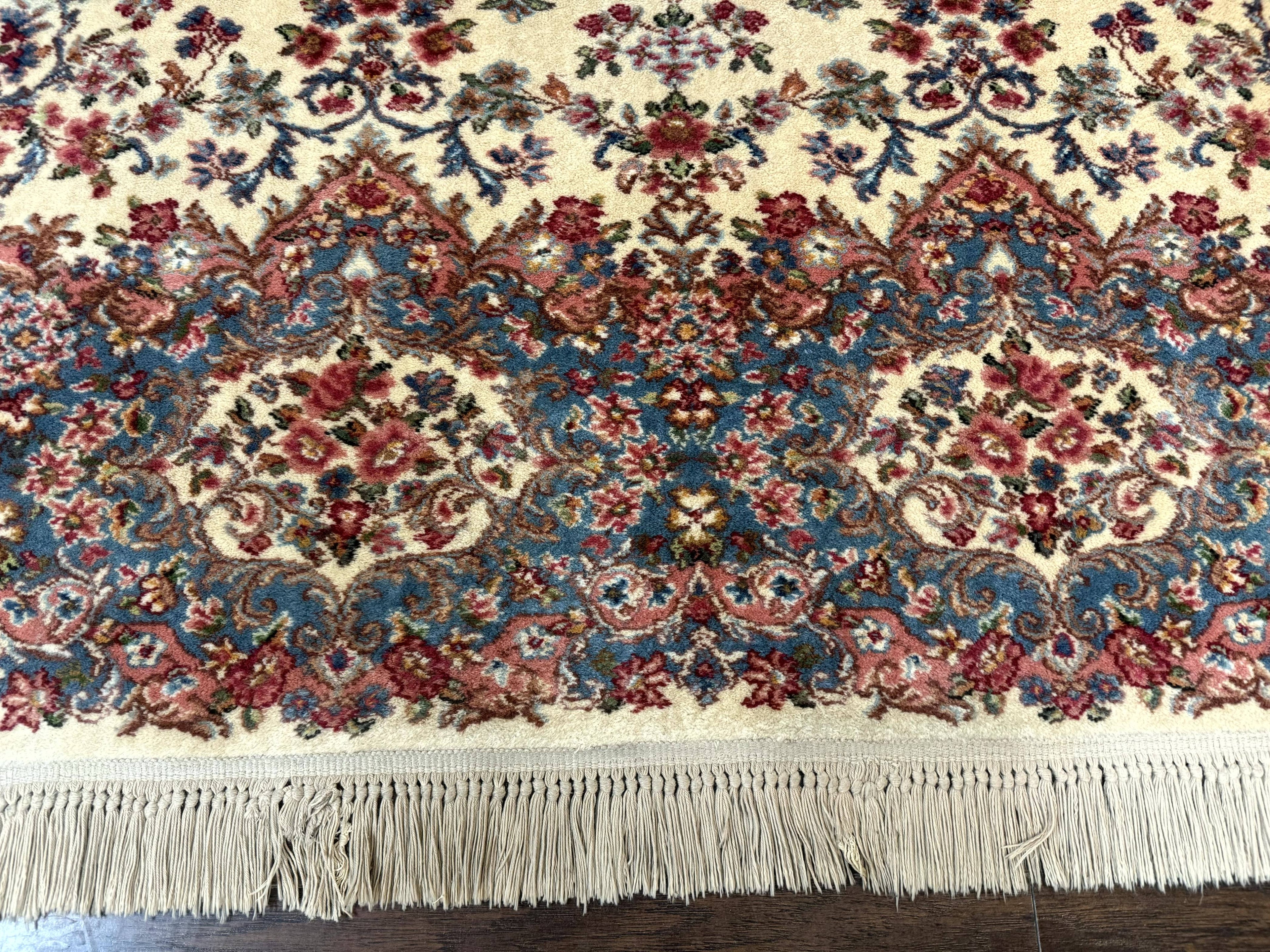 Karastan Rug 8.8 x 12 Ivory Kirman #788, Original 700 Series, Wool Karastan Carpet, Karastan Area Rug, Vintage Karastan, Living Room Rug