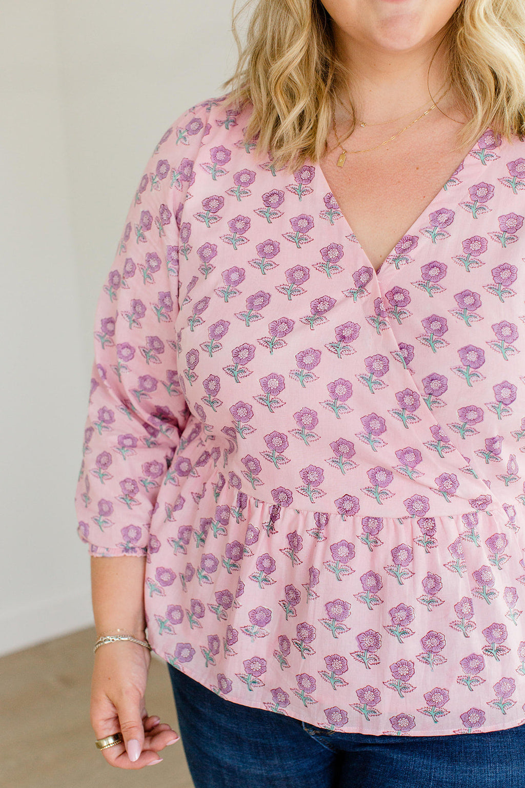 The Frances Top in Blush Haze - Final Sale