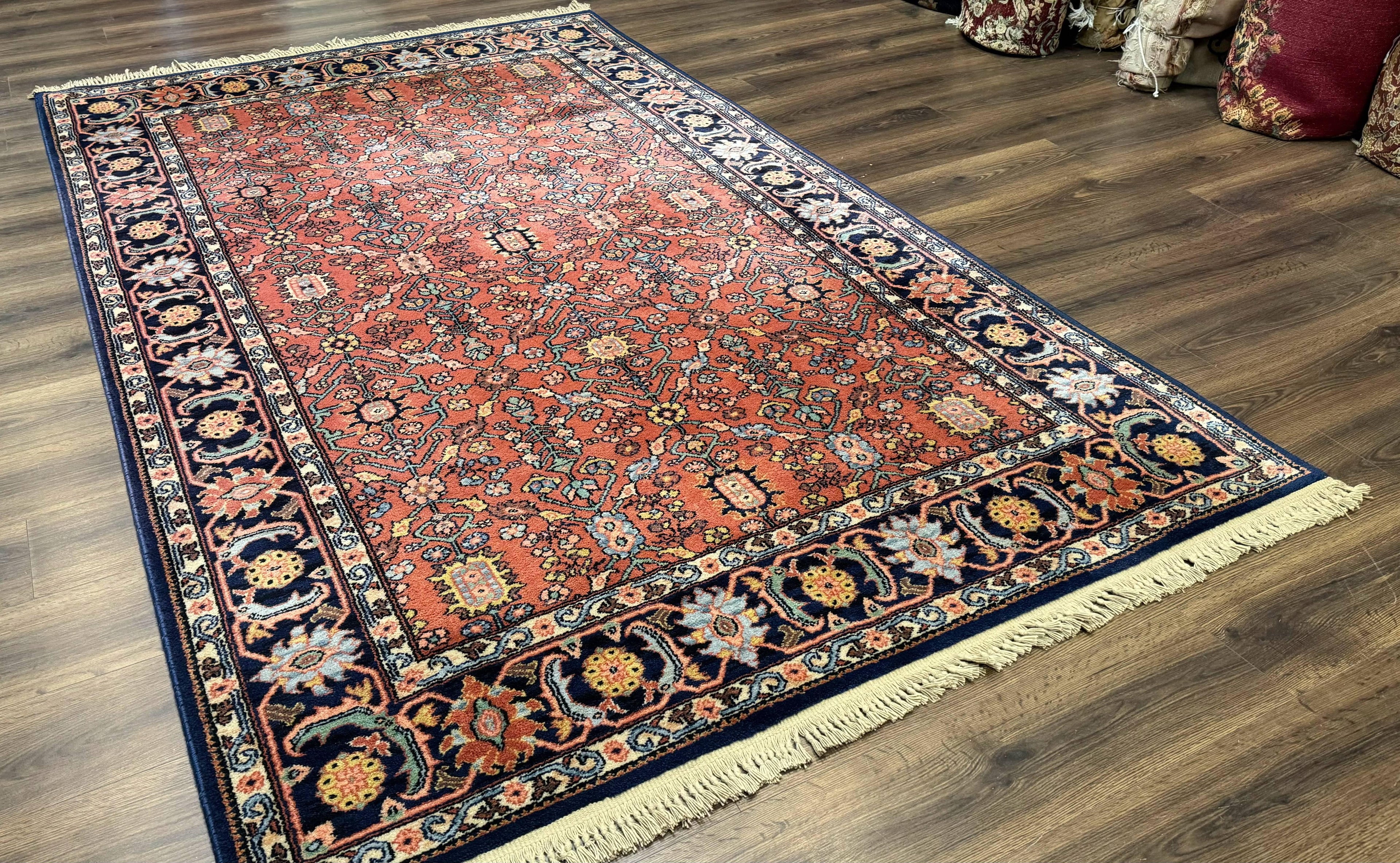 5.9 x 9 Karastan Serapi Rug #729, Wool, Original 700 Series, Rare