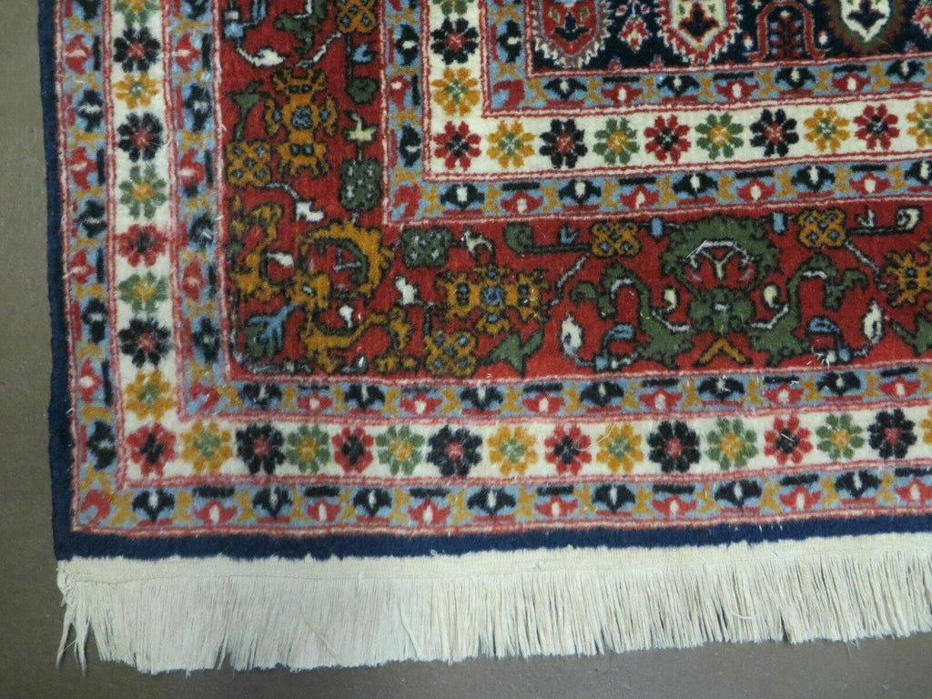 6' X 9' Vintage Fine Handmade India Paisley Rug Hand Knotted Carpet Organic Dye