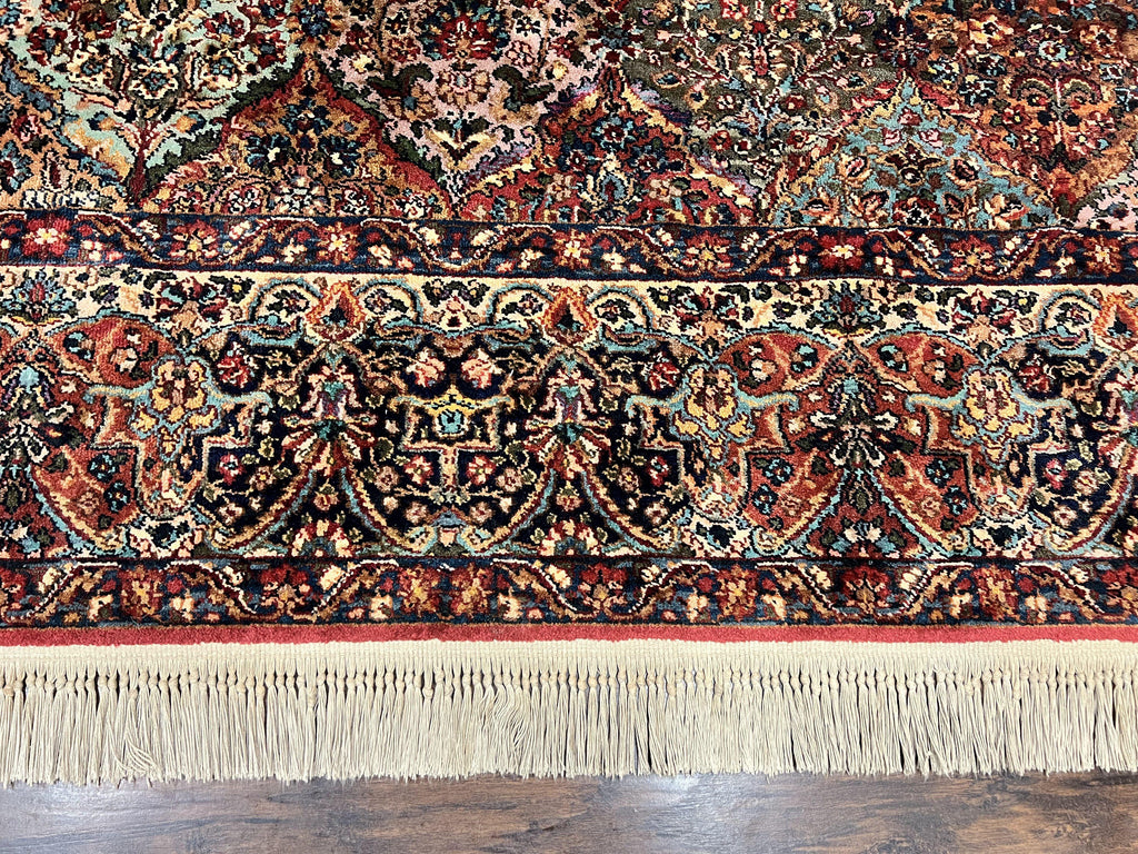 Karastan Multicolor Panel Kirman Rug #717, Wool Karastan Rug 12 x 16, Extra Large Karastan Area Rug, Original Karastan Collection 700 Series
