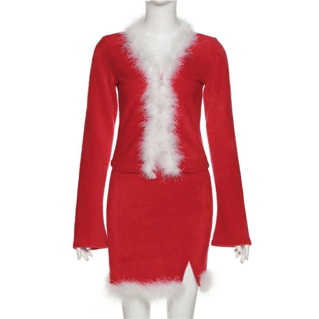 Sexy Christmas Party Velvet Dress