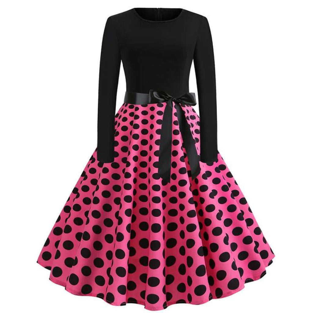 Women's Christmas Styled Swing Dress