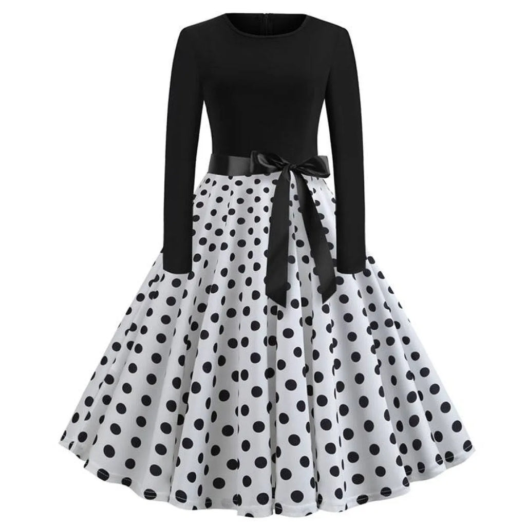 Women's Christmas Styled Swing Dress