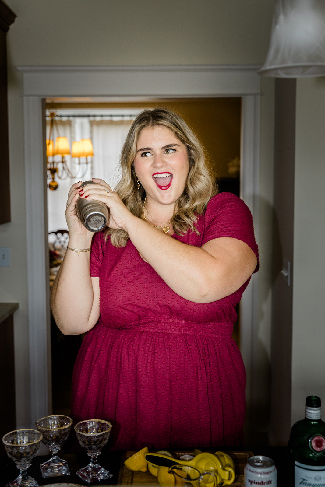 The Sarah Maxi Dress in Sugar Plum Dobby - Final Sale