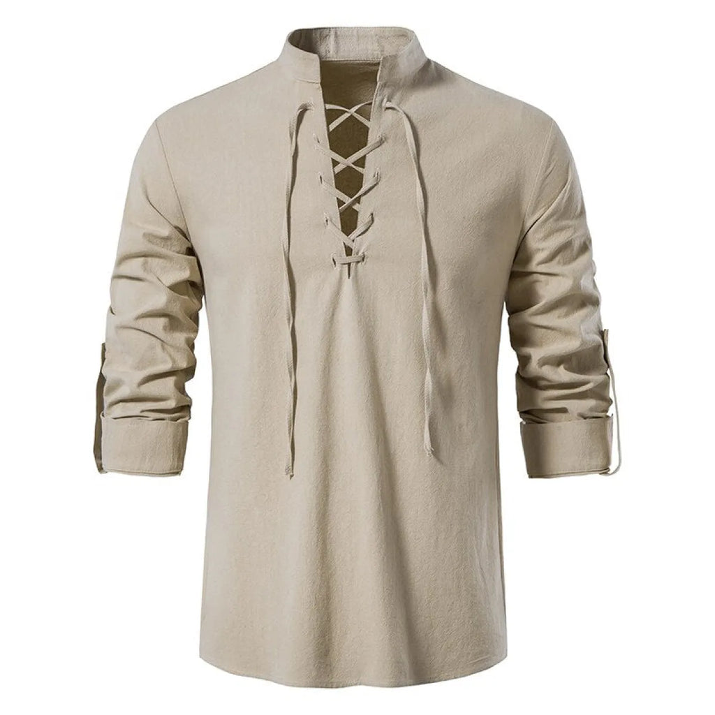 Men's Cotton Linen Tee Shirt