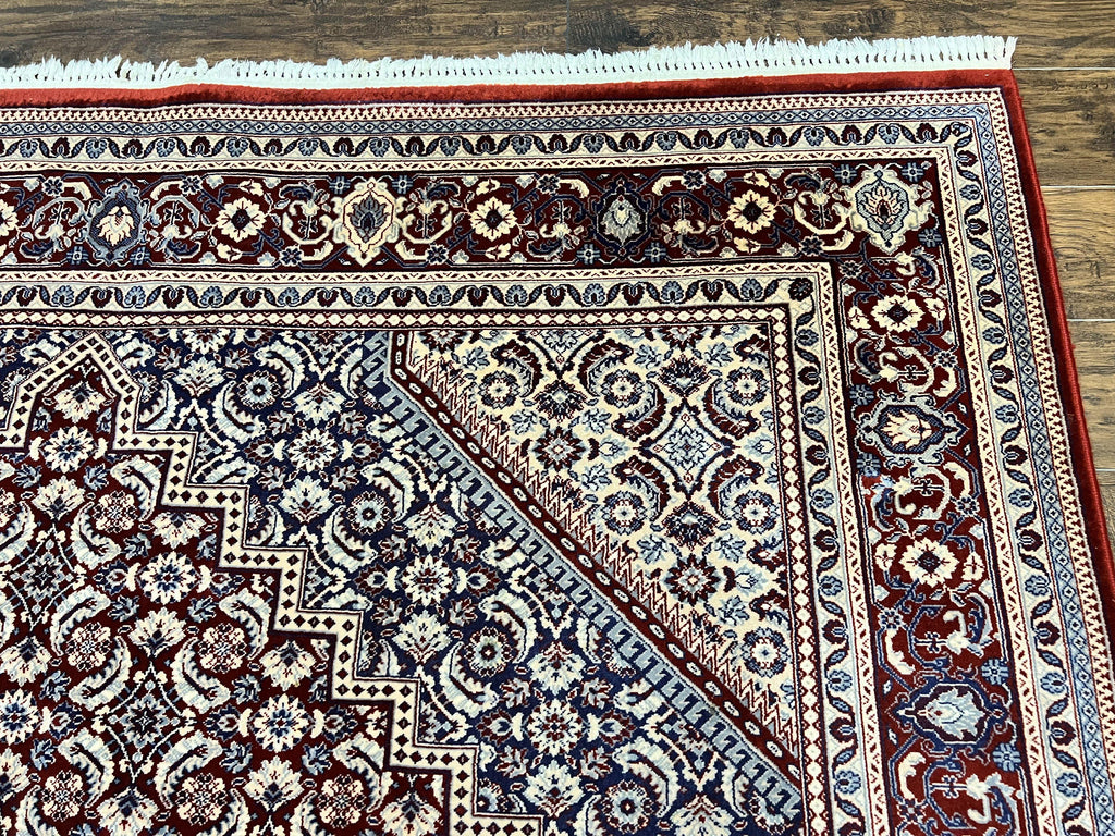Karastan Rug 8x10, Kara Shah Red Bidjar, Belgium Power Loomed Rug, Wool Pile Karastan Rug, Vintage