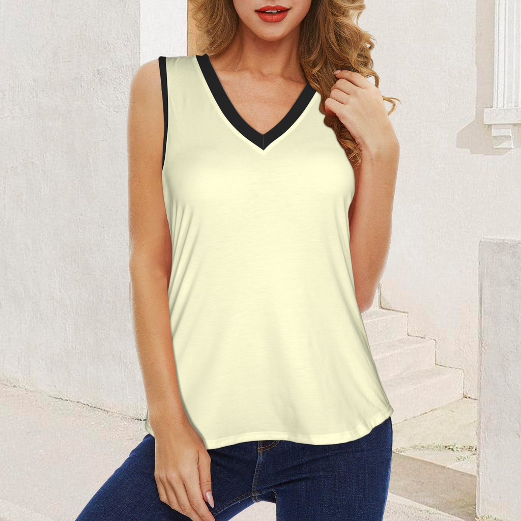 NEW!!! "THAT PART" branded  (black rear) V-Neck Sleeveless Tank Top (Made to Order No Stock)