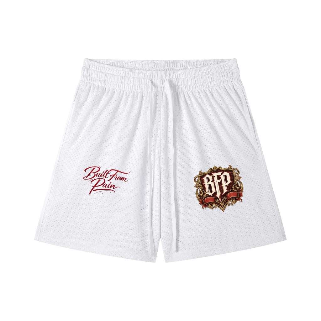 Mesh Drawstring Shorts