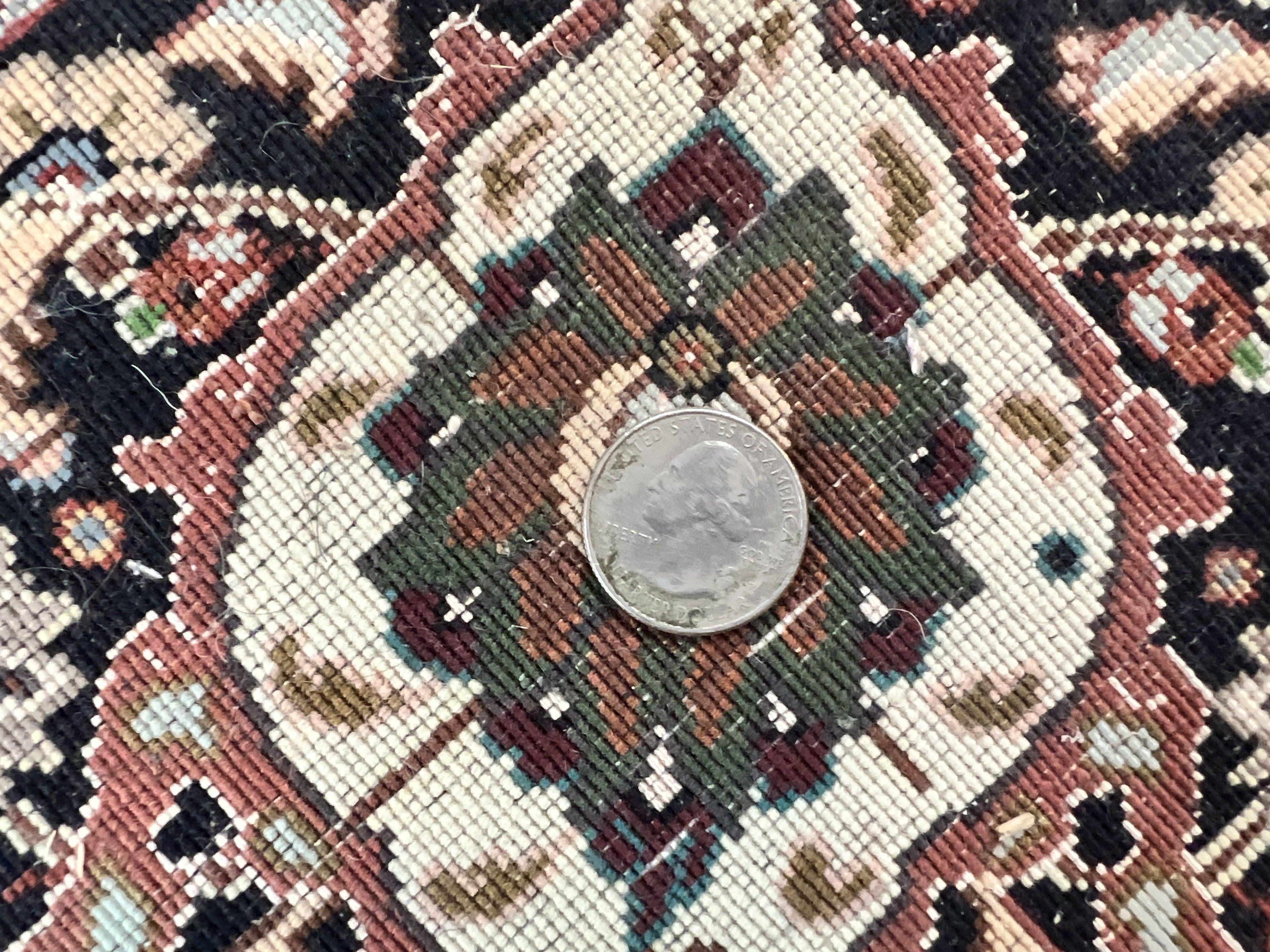 Exquisite Persian Tabriz Rug - 10x13, 400 KPSI, Herati Pattern
