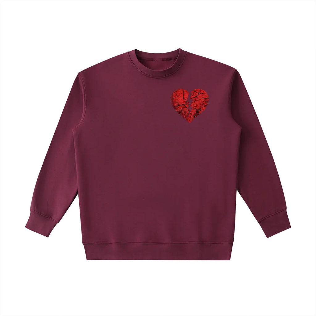 Essential Heavyweight Broken Heart Crewneck Sweatshirt