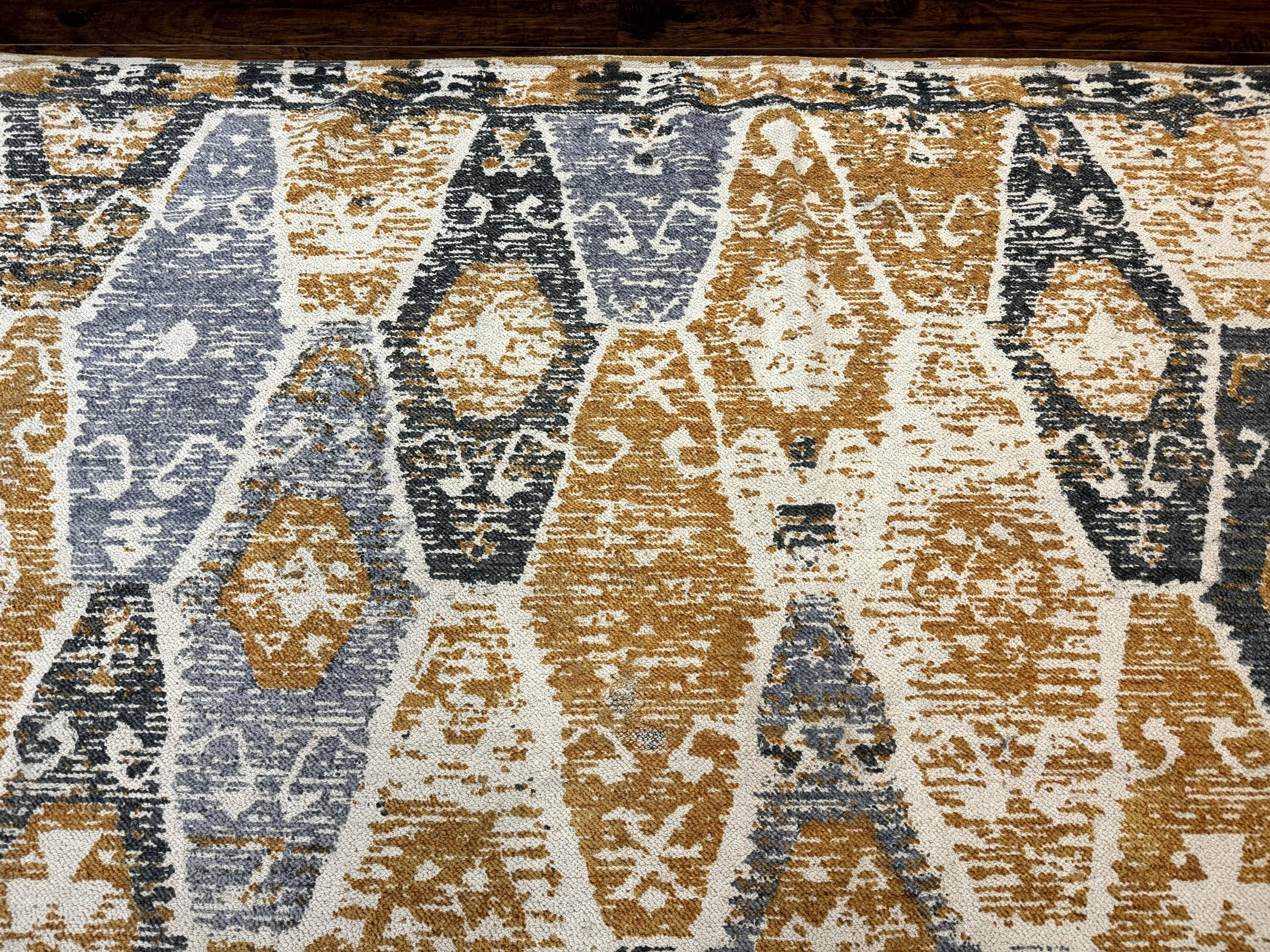 Handmade Contemporary Modern Indian Rug 8x10, Colorful