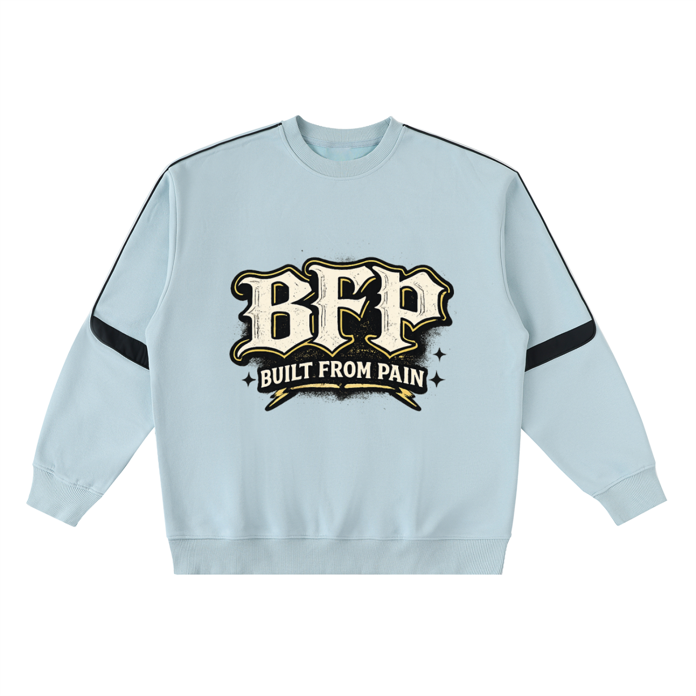 Oversized Crewneck Taped Sweatshirt
