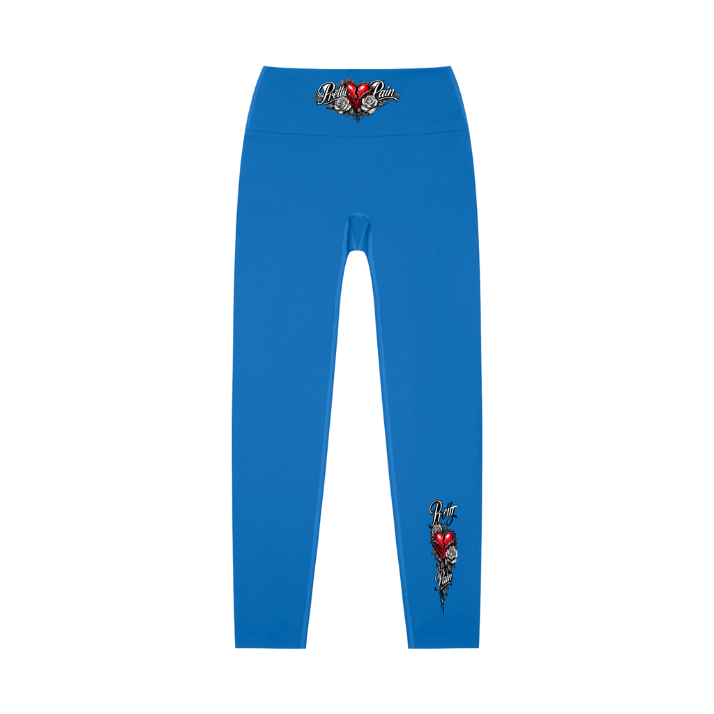 PRETTY PAIN High-Waisted Yoga Leggings