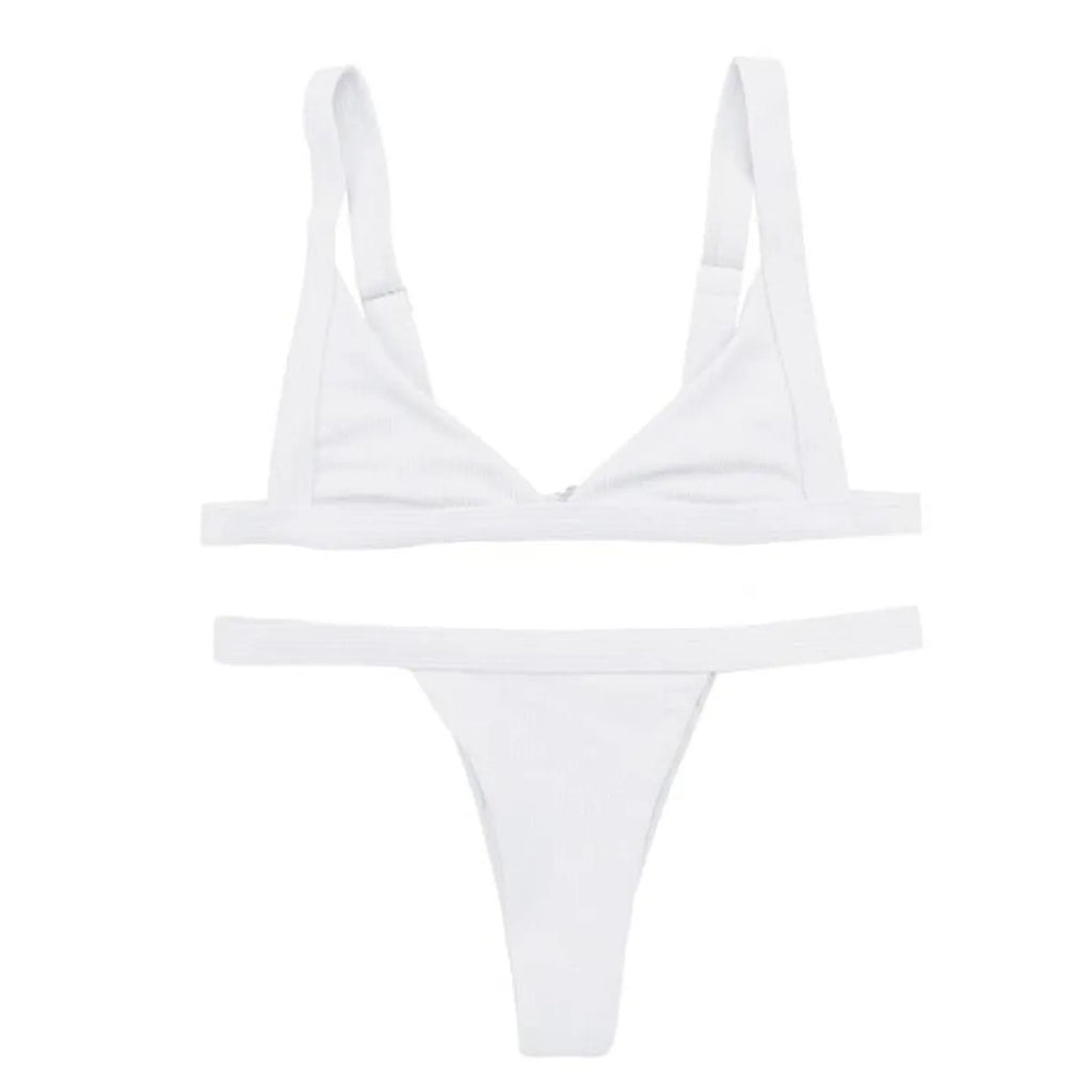 Deep-V Bikini Swimsuit