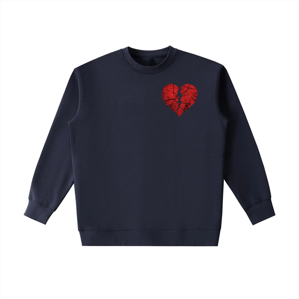 Essential Heavyweight Broken Heart Crewneck Sweatshirt