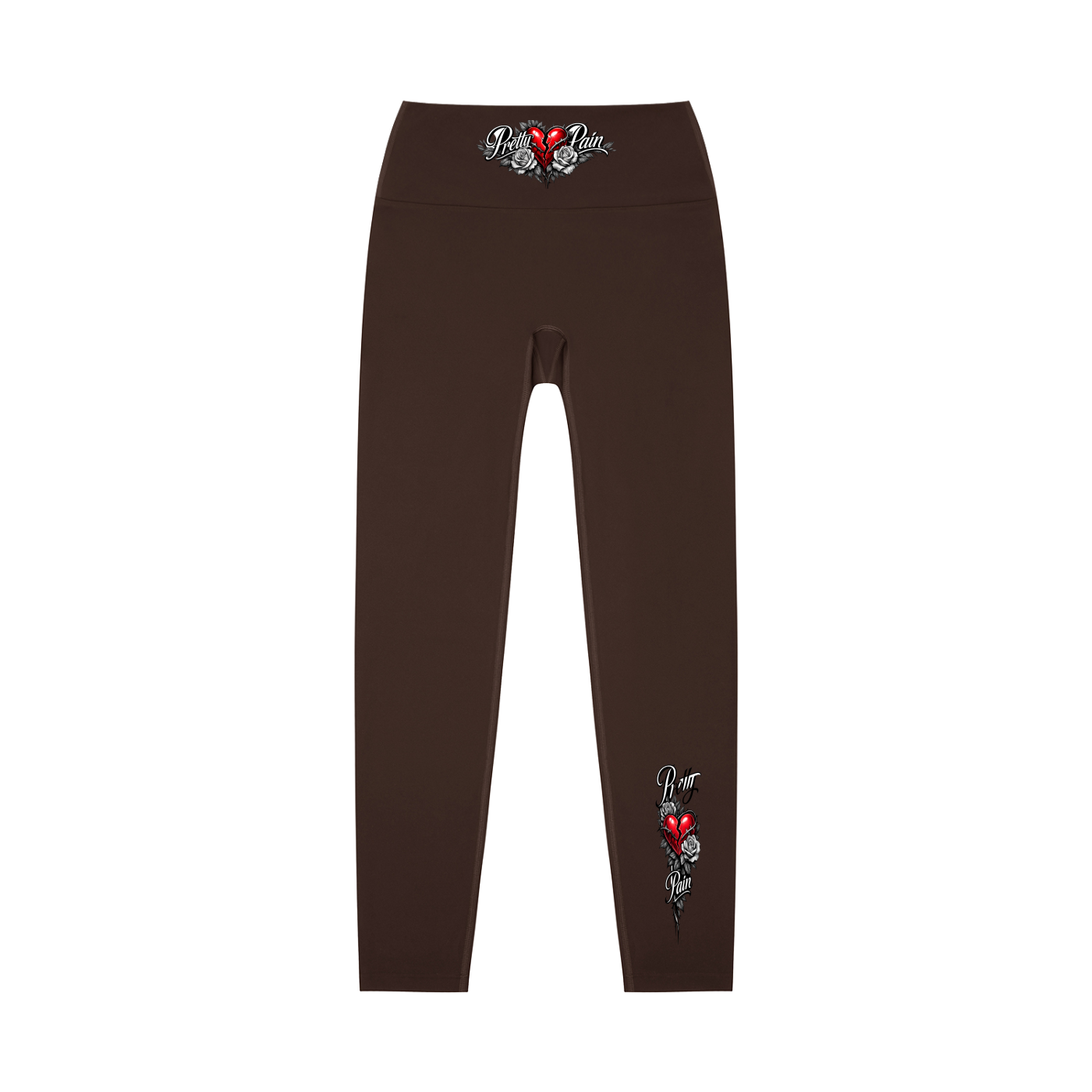 PRETTY PAIN High-Waisted Yoga Leggings