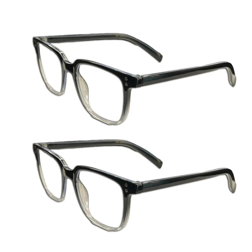 2 PK Unisex Blue Light Blocking Reading Glasses Computer Readers For Men Women