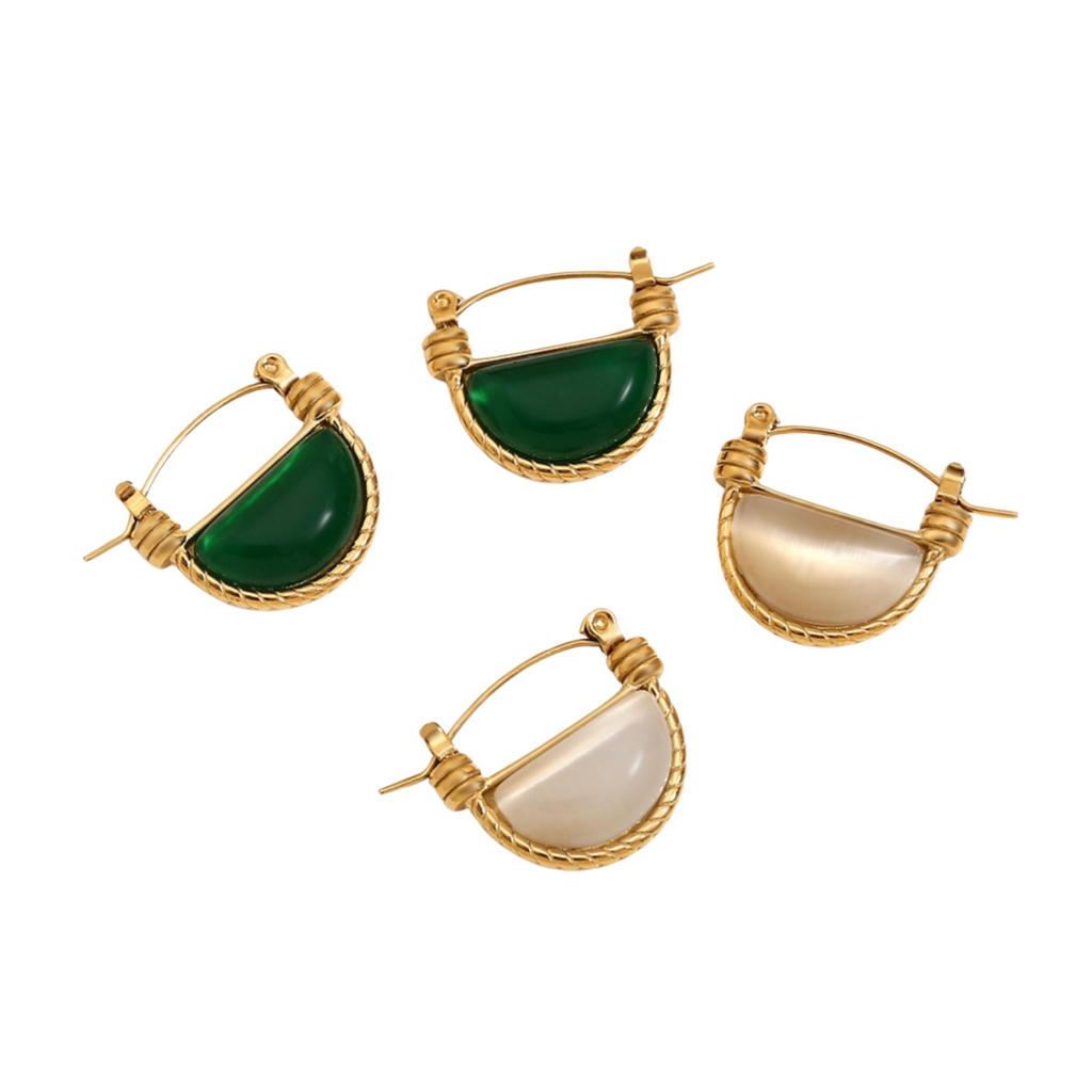Wax and Wane Earrings: LaurellaDeville x Babe Co.