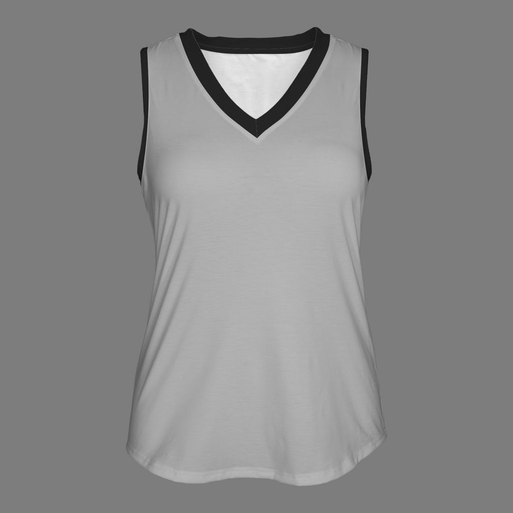 NEW!!! "THAT PART" branded  (black rear) V-Neck Sleeveless Tank Top (Made to Order No Stock)