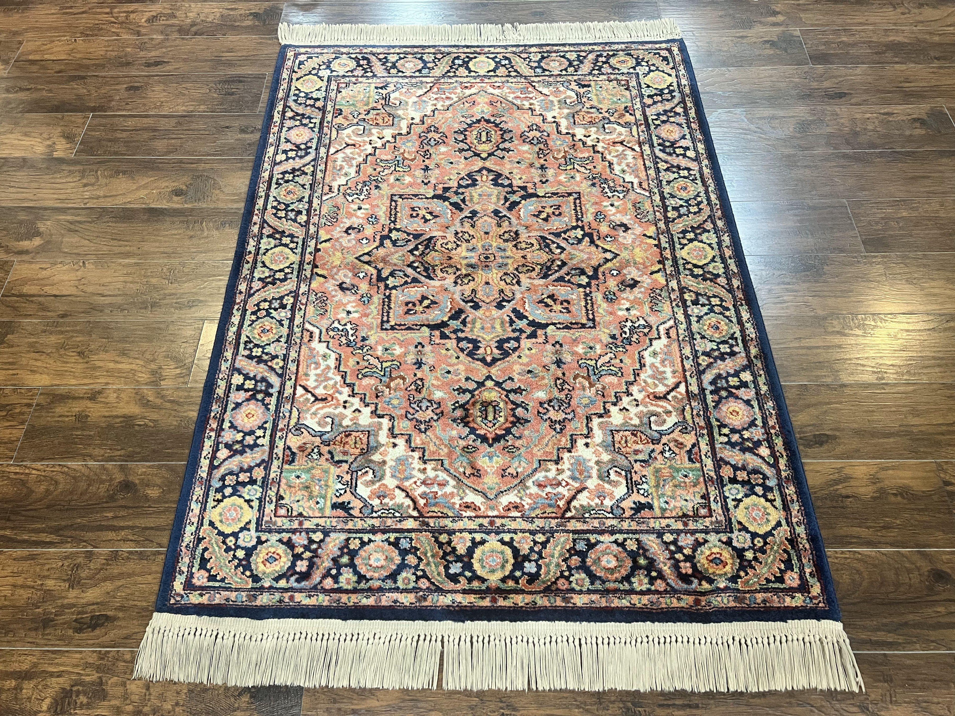 Karastan Rug 4x6, Karastan Heriz #726, Wool Pile Karastan Area Rug, Rare Hard to Find, Original 700 Series Vintage Discontinued Rug