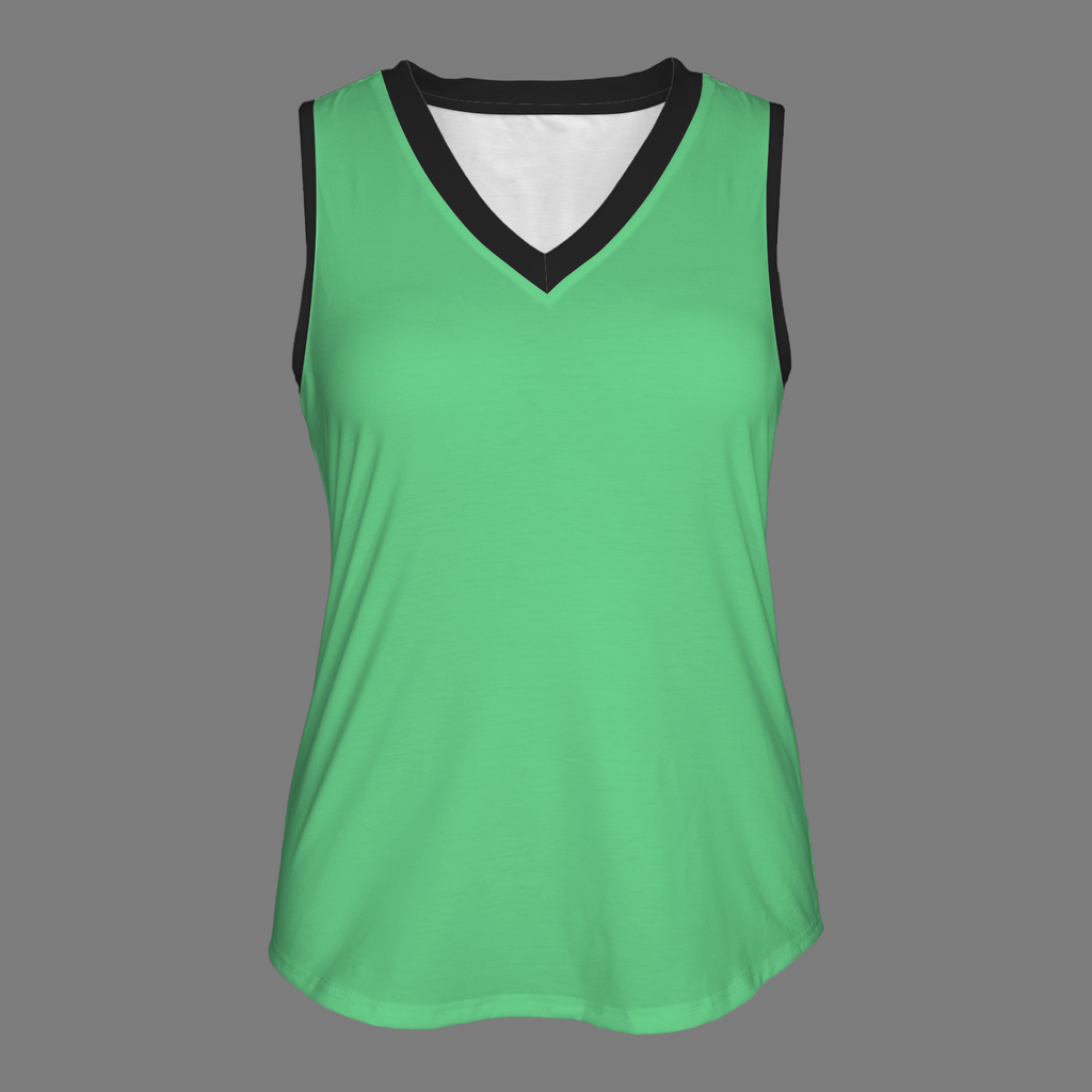 NEW!!! "THAT PART" branded  (black rear) V-Neck Sleeveless Tank Top (Made to Order No Stock)