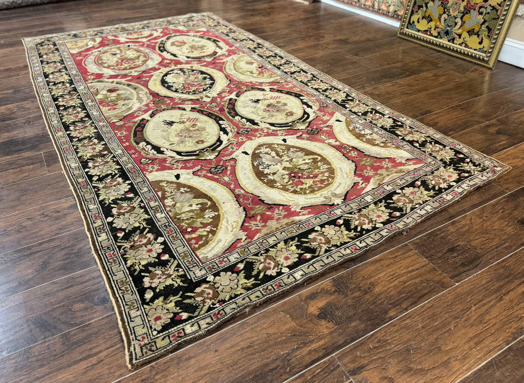Antique Caucasian Karabakh Rug 5x10