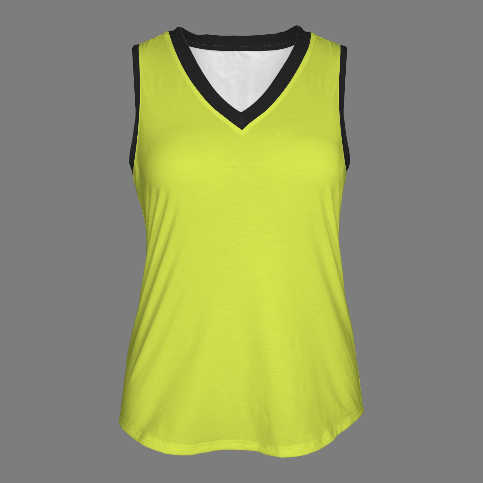 NEW!!! "THAT PART" branded (black rear) V-Neck Sleeveless Tank Top (Made to Order No Stock)