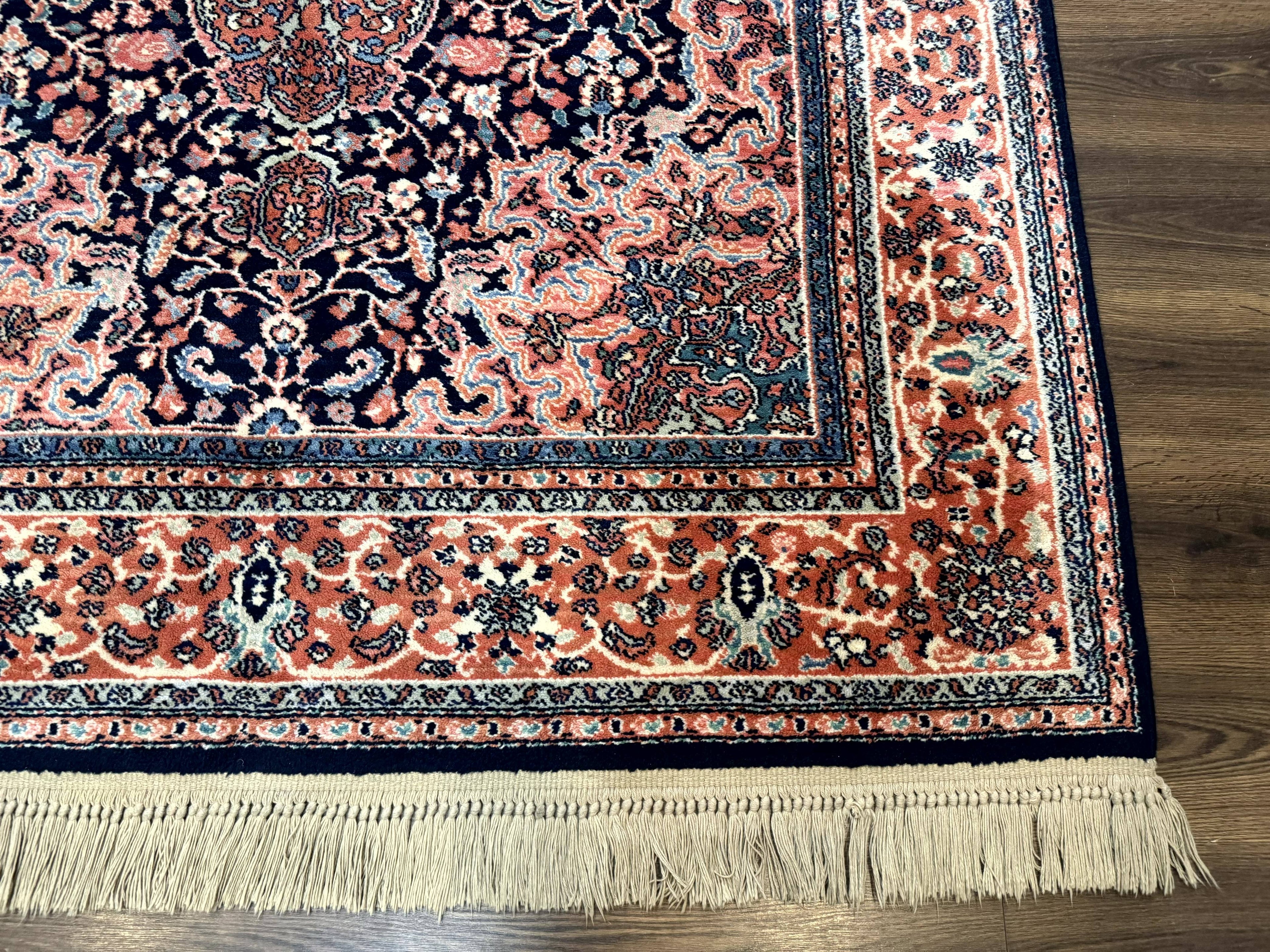 Karastan Rug 5.9 x 9, Kashan Medallion #741, Original Collection 700 Series, Discontinued, Wool Pile