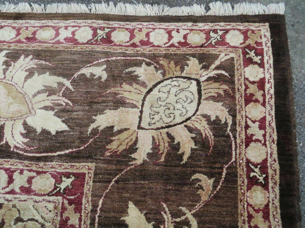 13' X 16' Vintage Handmade Peshawar Oushak Wool Rug Carpet Nice