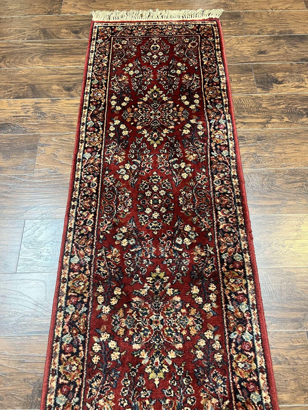 Antique Karastan Runner Rug 2x12, Karastan Sarouk #785, Original Collection, 700 Series, 2 x 12 Runner for Hallway, Wool Karastan Rug, Rare