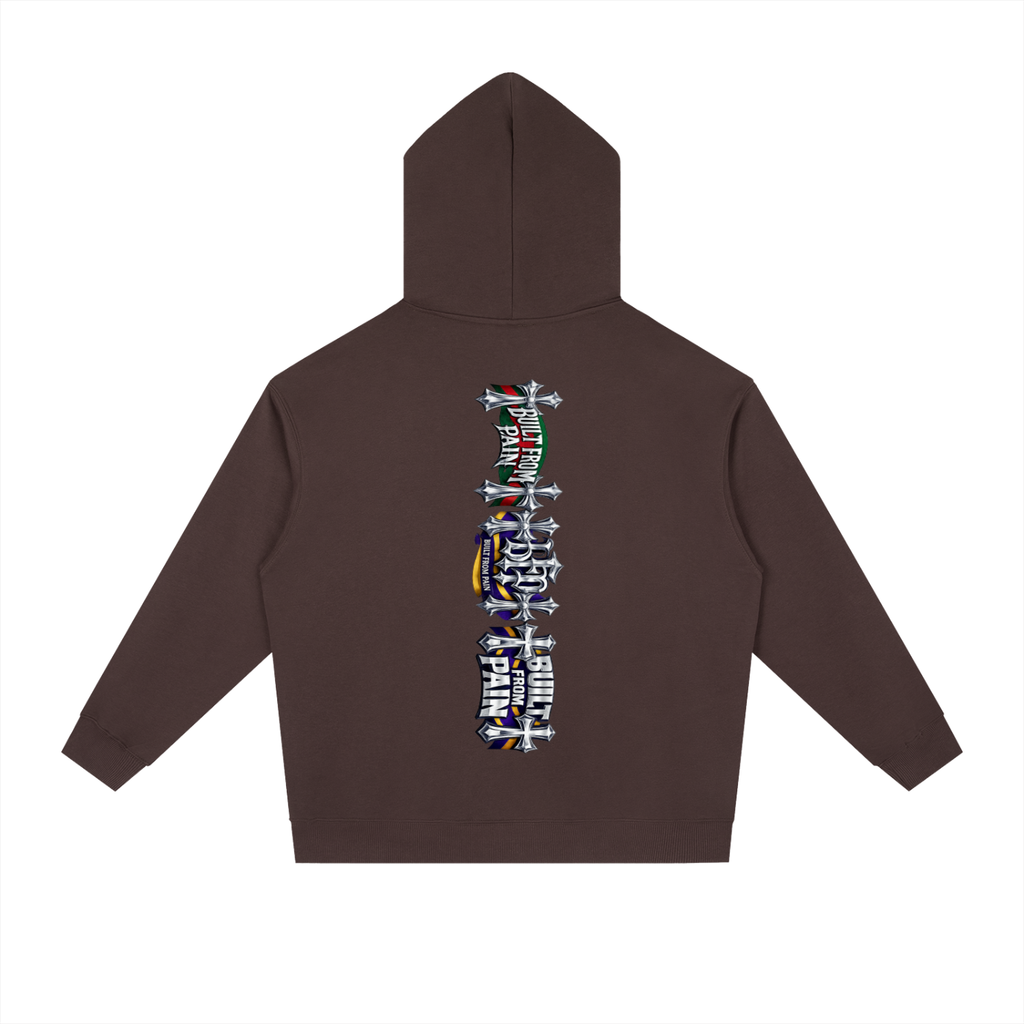 2 GUNS CHROME Essential Heavyweight Drop-Shoulder Hoodie