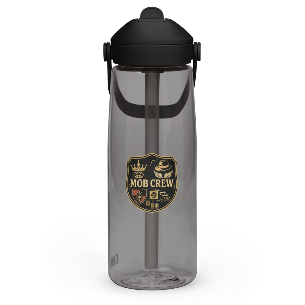Mob Crew Flip Straw Water Bottle - Stylish & Convenient Hydration Solution