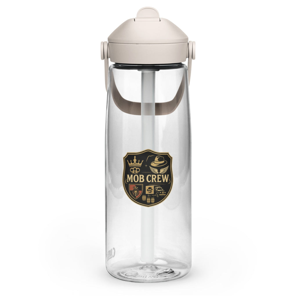 Mob Crew Flip Straw Water Bottle - Stylish & Convenient Hydration Solution