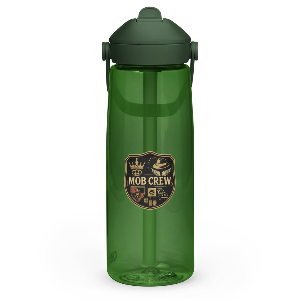 Mob Crew Flip Straw Water Bottle - Stylish & Convenient Hydration Solution
