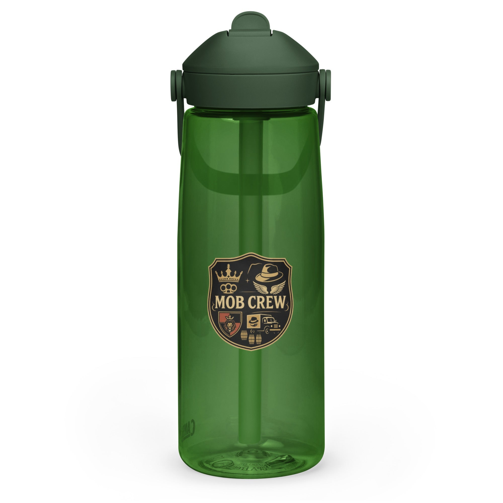 Mob Crew Flip Straw Water Bottle - Stylish & Convenient Hydration Solution