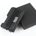 Men's Slim Metal Leather Wallet