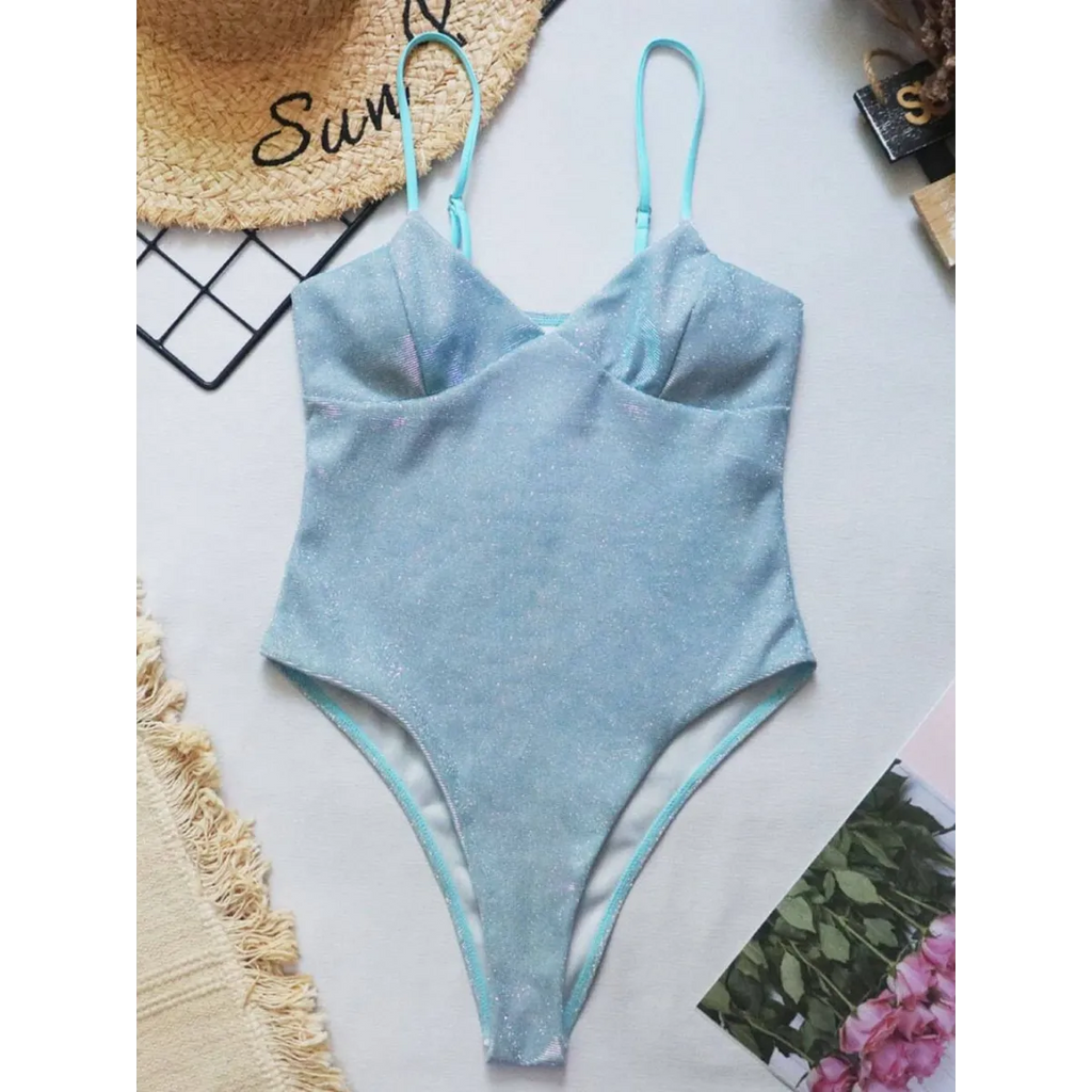 Glitter One-piece Swimsuits