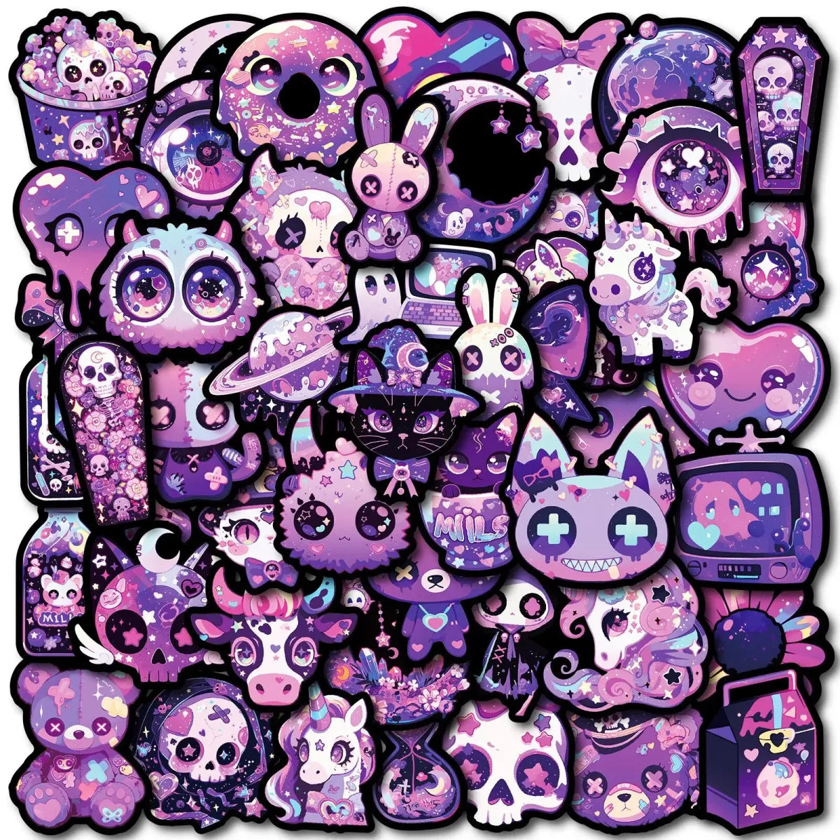 Gothic Horror Stickers Set