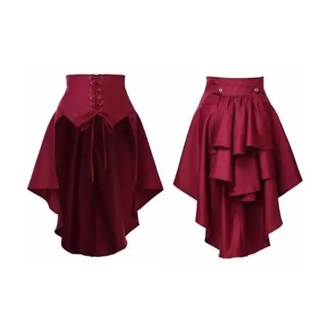 Gothic Steampunk Bustle Skirt – Victorian Corset Punk Style