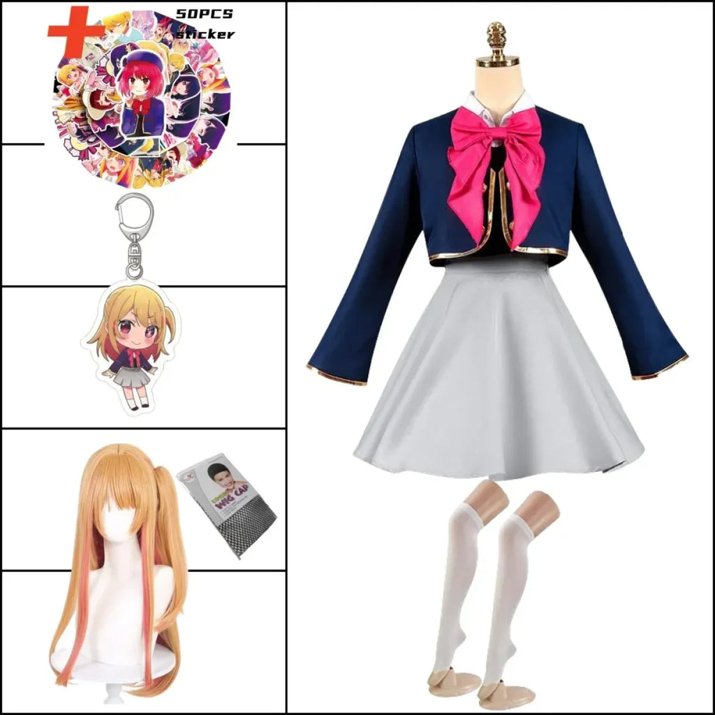 OSHI NO KO Ai Hoshino Cosplay Costume - Hoshino Rubii Arima Kana Lolita Dress