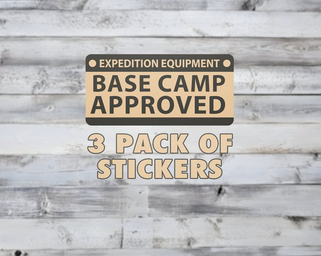 Base Camp Approved Vinyl Sticker