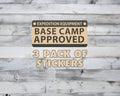 Base Camp Approved Vinyl Sticker