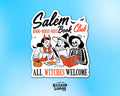 Salem Book Club Vinyl Sticker