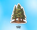 Redwood Evergreen Forest Vinyl Sticker