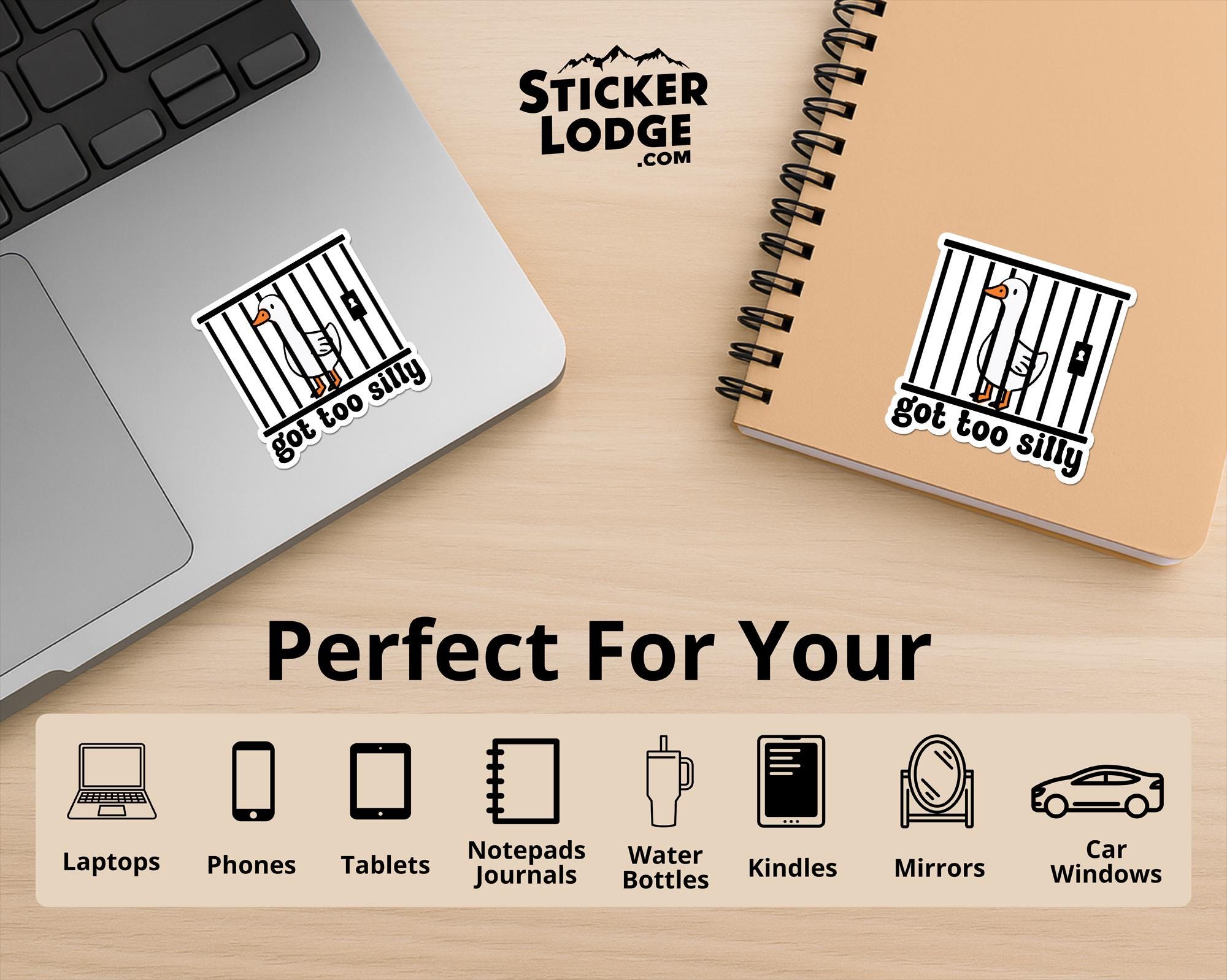 Got Too Silly Vinyl Sticker