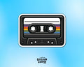 Retro Cassette Tape Vinyl Sticker